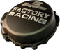 Boyesen Factory Racing Ignition Cover in black, designed for motorcycle engines, featuring a sleek, durable black finish.