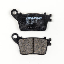 Load image into Gallery viewer, Braking semi-metallic brake pad set 31-925S for vehicle braking system, showing the brake pads with metallic friction surfaces.