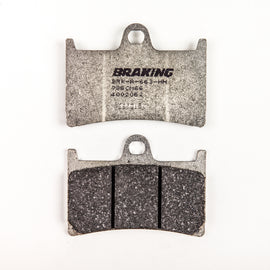 Braking high-performance sintered brake pad set for vehicles, with durable material and detailed design for effective stopping power.