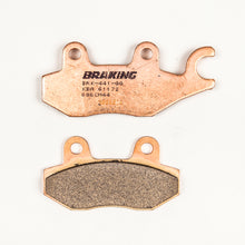 Load image into Gallery viewer, Braking brand sintered sport brake pad set 31-696 for high-performance braking, shown in a close-up image.