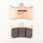 Braking Sintered Sport Brake Pad Set 31-786 for high-performance motorcycle braking system, close-up of pads and metal backing.