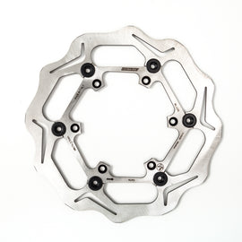 Braking brand oversized 270mm braking rotor disk for enhanced stopping power, shown in close-up view.