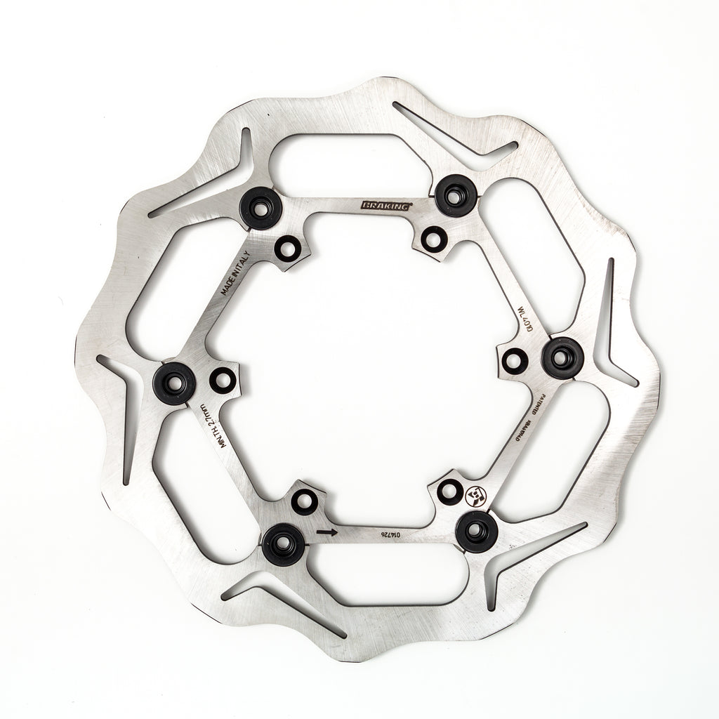 Braking brand 270mm oversized braking rotor disk with ventilated design for enhanced braking performance.