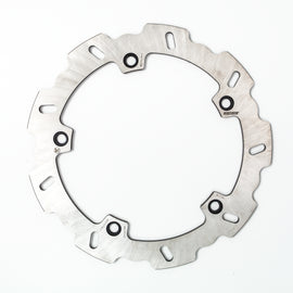 Rear braking rotor by Braking, model 32-2103, showing the vented metal disc for bicycle or motorcycle braking system.