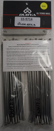 Bulldog rear spoke kit for 18-inch wheels, part number 733-9714, showcasing metal spokes and wheel component details.