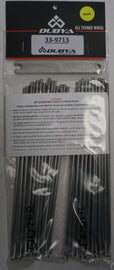 Bulldog 19-inch rear spoke kit for wheel components, featuring sturdy spokes and hub for bicycle or motorcycle wheels.