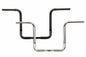 Chrome Burly Brand 15-inch Bagger Bar with 1.25-inch T-bar handlebars for motorcycle handlebars customization.