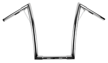 Load image into Gallery viewer, Chrome Burly Brand Louie 16-inch handlebars with 1.25-inch diameter, featuring a classic design for motorcycle or bike use.