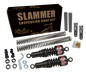 Black Burly Brand Slammer Kit suspension for motorcycles, featuring durable components and a sleek design.