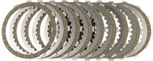 Load image into Gallery viewer, Energy One E1 clutch kit with friction plates and clutch plates for 5-speed and 6-speed transmissions, shown in the image.