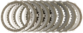 Energy One E1 clutch kit with friction plates and clutch plates for 5-speed and 6-speed transmissions, shown in the image.