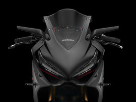 Pair of black RIZOMA Stealth Sport motorcycle mirrors with aerodynamic design and adjustable arms.