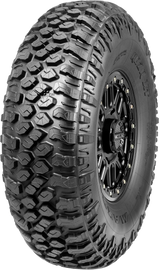 Maxxis Razr Xt 35x10R15 off-road tire with sturdy construction and tread pattern, designed for rugged terrain use