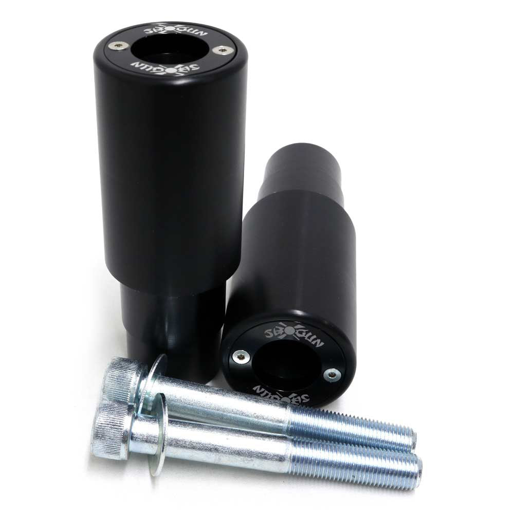 Shogun Industries Pa2 Frame Sliders for motorcycle body protection, featuring no-cut design and robust construction.