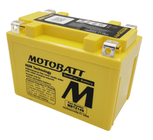 Load image into Gallery viewer, Motobatt MBTZ14S sealed factory-activated motorcycle battery with durable casing and terminals for reliable power.