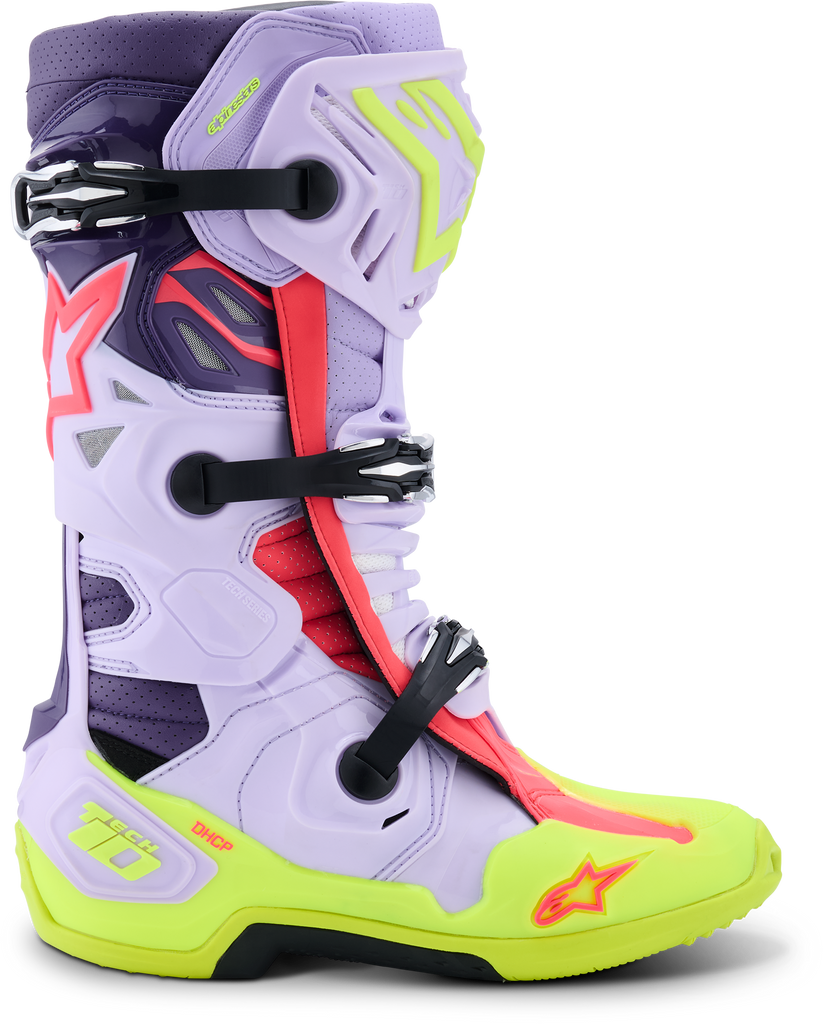 Tech 10 Supervented Purp/Ylw Fluo/Diva Pink 11