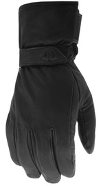Black HIGHWAY 21 Granite gloves in XL size shown, featuring durable fabric and reinforced palm for riding comfort and protection.