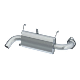 MBRP Exhaust single slip-on system with chrome oval sport muffler, showcasing sleek exhaust and polished finish.