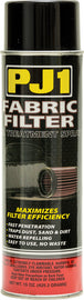 PJ1 Products Fabric Air Filter Treatment 15oz bottle, showing the chemical container designed for air filter maintenance.