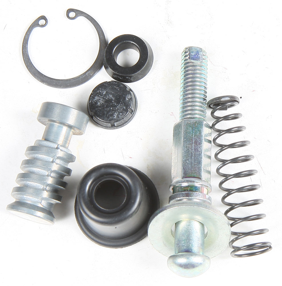 Shindy rear master cylinder kit for brake systems, showing metal components and seals in a close-up view.