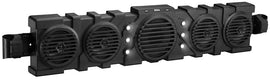 Boss Audio Reflex 5-speaker 46-inch Bluetooth sound system with multiple speakers and sleek design, ideal for home audio setups.