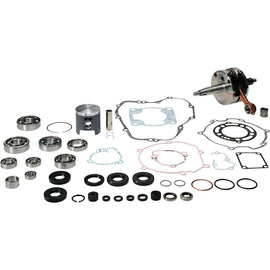 Vertex complete engine rebuild kit with OS piston +0.5mm for Kawasaki WR engine, includes piston and engine components.