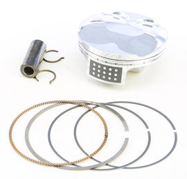 Vertex forged piston kit with 77.96mm size for Husqvarna and KTM 175-240 models, featuring high-performance components.