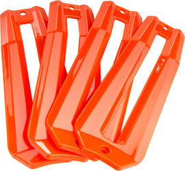 Sedona Rukus wheel insert in vibrant orange, designed for 6+1 wheels, with a close-up view showing texture and fit details.