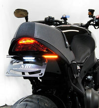 Load image into Gallery viewer, New Rage Cycles Fender Eliminator for Yamaha YZF models, showcasing sleek black body and mounting hardware for motorcycle tail tidy.