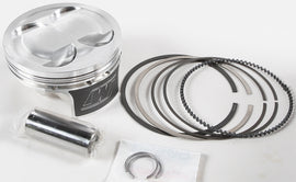 Wiseco Armorglide piston kit with standard 91.00mm size, includes piston components for engine rebuilding, shown in the image.