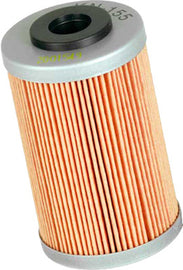 K&N oil filter 56-0155 showing a cylindrical automotive oil filter with the K&N logo on the side.