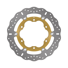 EBC Motorcycle Brakes Brake Rotor Contour 15-4174C showing the vented, circular brake rotor with detailed rotor surface.