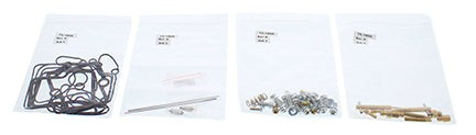 All Balls carburetor rebuild kit 141-8837 for intake, carb, and fuel system, shown with various gaskets and small engine parts.