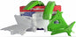 Green Polisport Plastics body kit for motorcycle, featuring durable plastic panels with a sleek design.