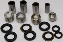 Load image into Gallery viewer, All Balls suspension linkage kit with bearings and seals, featuring multiple black and metal components, designed for motorcycle suspension.