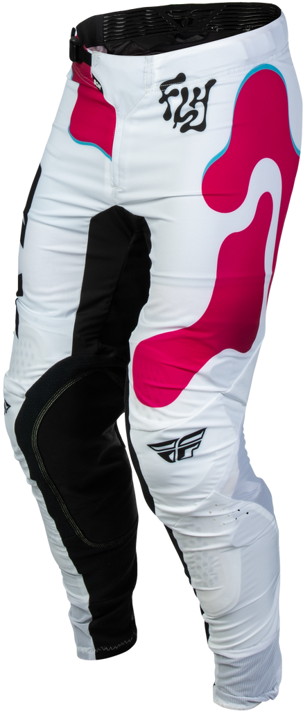 Lite Vibe Pants White/Pink/Blue Sz 34