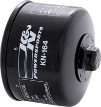 Load image into Gallery viewer, K&amp;N Oil Filter 56-0164, high-performance automotive oil filter with durable metal canister and rubber gasket for engine protection