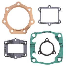 Vertex Top End Gaskets 681-0270 set showing detailed gasket seals for engine top end repair.
