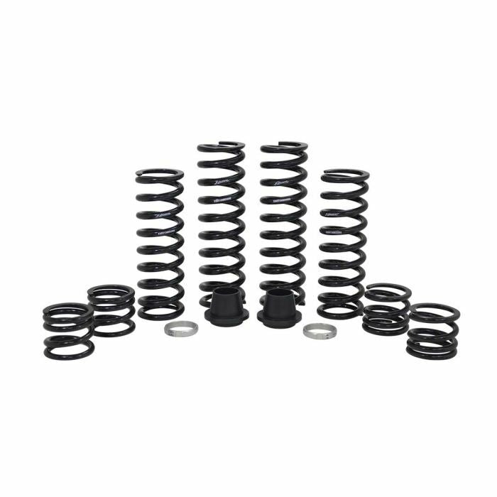 Z Broz Racing full spring suspension kit for Pol Xpedition 5 Seat, showing assembled springs and shock components.