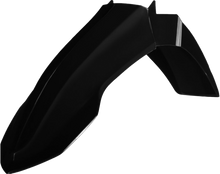 Load image into Gallery viewer, Black Polisport Plastics front fender for Yamaha off-road bikes, model 64-859763, shown in the image.
