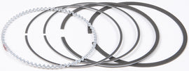 Vertex piston rings for 83.45mm Yamaha Vertex pistons, shown with detailed metal components and ring grooves.