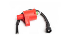 Load image into Gallery viewer, Ricks Motorsport Electric ignition coil for motorcycles, black electrical component with wiring connections.