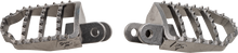Load image into Gallery viewer, Fire Power Gator Foot Pegs for motorcycle, 58 x 90 mm, durable foot controls with textured surface for grip.