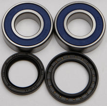 Load image into Gallery viewer, All Balls drive wheel bearing and seal kit 22-51275 showing bearings and seals for motorcycle or ATV wheel assembly