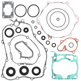 Vertex Complete Gasket Set with Oil Seals, including various gaskets and seals for engine repair, shown in the image.