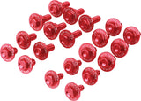 ZETA - Aluminum Bolt Kit Red - 634-8350R