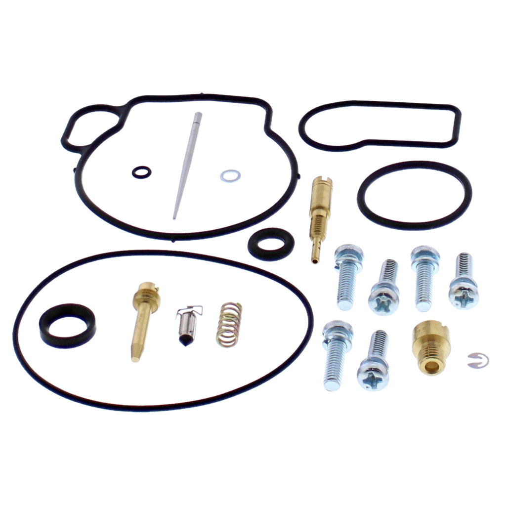 All Balls Yamaha TTR50 carburetor kit showing carburetor components and fuel system parts for bike intake and fuel system.