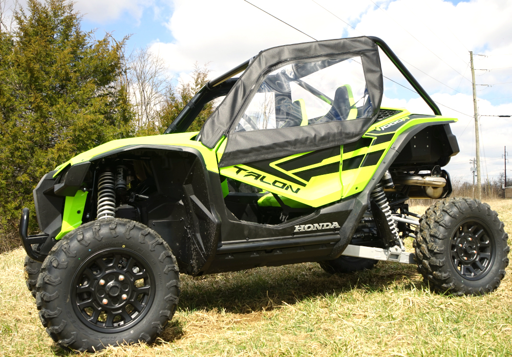 SEIZMIK Soft Door Kit for UTVs, compatible with 63-20998 model, featuring durable fabric and secure mounting hardware.