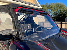 Load image into Gallery viewer, SEIZMIK Versa Vent Windshield for Kawasaki KRX 1000, clear windscreen with adjustable vent, rugged and durable motorcycle accessory
