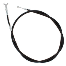 Load image into Gallery viewer, All Balls rear brake cable 24-54074 for motorcycle, showing black hydraulic control line with metal fittings.